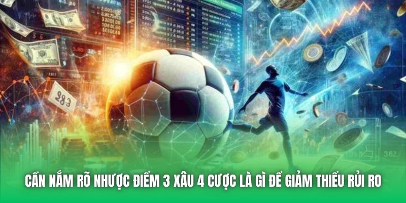Cần nắm rõ nhược điểm 3 xâu 4 cược là gì để giảm thiểu rủi ro